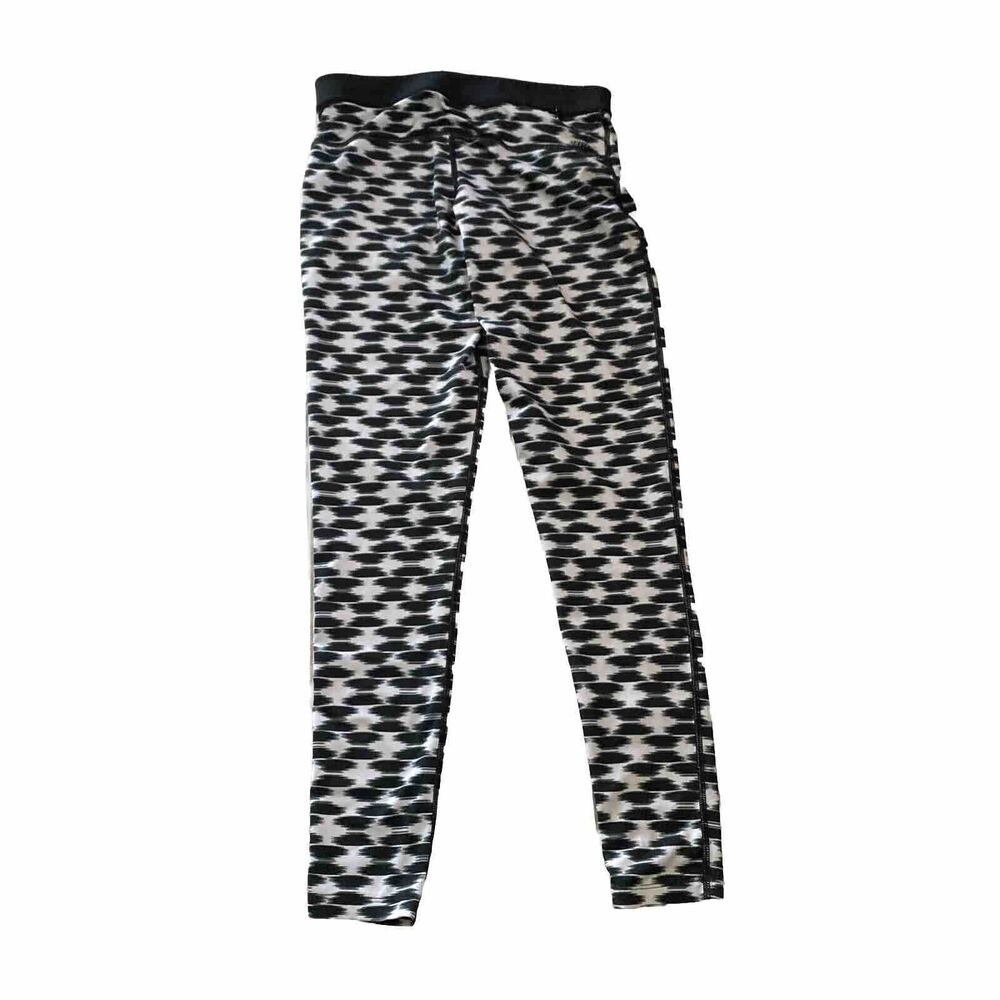 Nike Dri Fit Women Running Tights SP‎ Missing Drawstring Black White